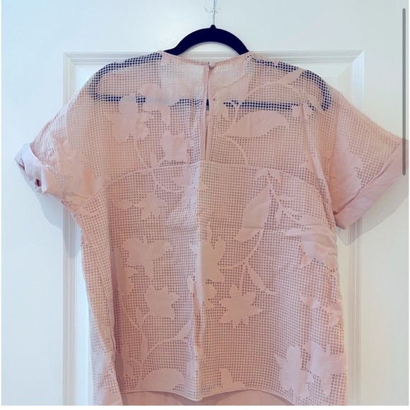 Hatch Floral Top in blush baby pink - Picture 3 of 6